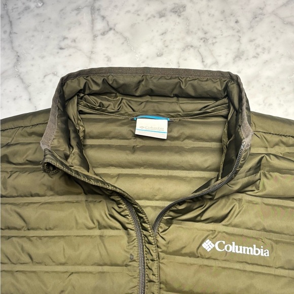 Columbia Olive Puffer Vest - Picture 2 of 5